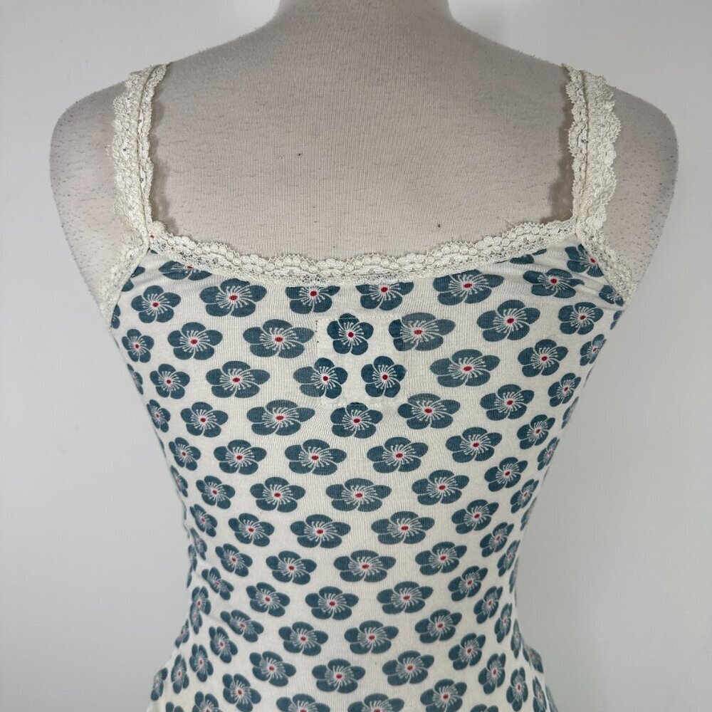 New Vintage Y2K Hollister Women Junior Lace Trim Tank Top Camisole coquette Slim - Picture 9 of 13